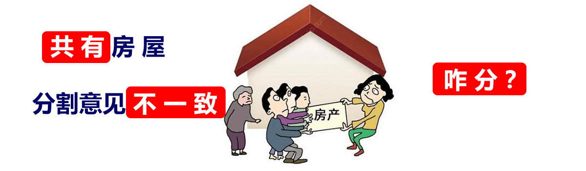 对共有的房屋进行分割达不成一致意见，能否分割？